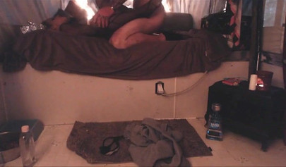 Blonde teen in hot lingerie sucks a dick and then gets roughly fucked with it