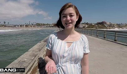 18+ Aria Sky gets fucked outside and inside and she simply loves the feeling