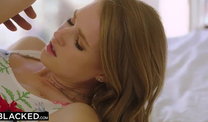 Redhead teen is just eager to fuck a married black guy and get pumped by his BBC