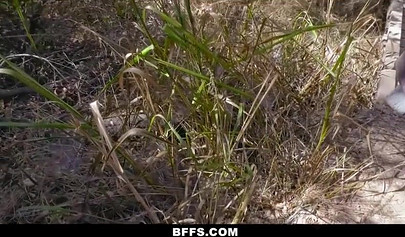 A group of teens seduce a poor guy out there in the woods camping and fuck him