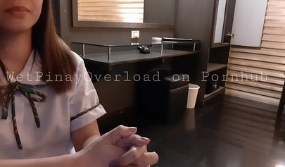 Brunette teen and her professor struck a deal so she let him fuck her for money