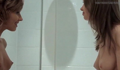 A group of Russian teen lesbians participating in a massive hot orgy together