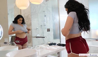 My sisters teen friend with curly hair and a thick ass can't resist my charms