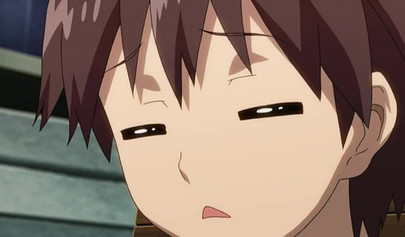 Devilish teen anime girl with wings gives an excellent blowjob to a clumsy guy