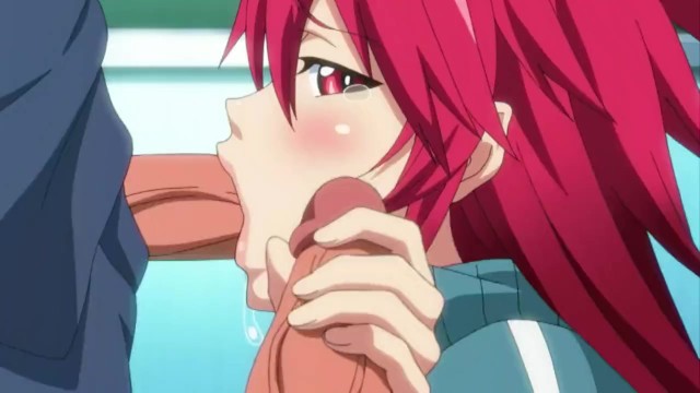 Anime Babe Blowjob - Devilish teen anime girl with wings gives an excellent blowjob to a clumsy  guy