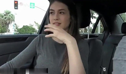 Marina Woods gets orgasm by fucking with stranger outdoors