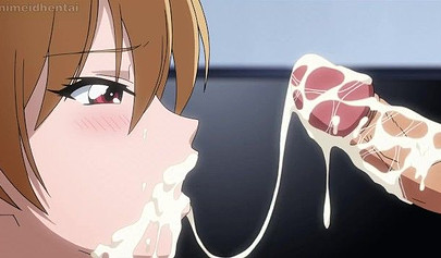 Busty hentai bitch loves big cocks