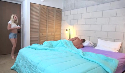 Stepsis will help you to cum with her tight pussy