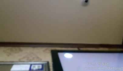 Skinny Korean blonde teen fucks with BF in hotel room