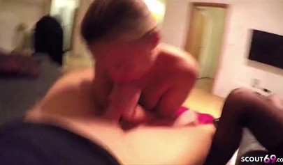 Orgy party with German sluts in stockings