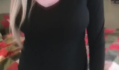 Big tit blonde Stacie Jaxxx will suck and ride your cock so hard