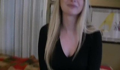 Big tit blonde Stacie Jaxxx will suck and ride your cock so hard