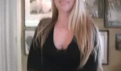 Big tit blonde Stacie Jaxxx will suck and ride your cock so hard