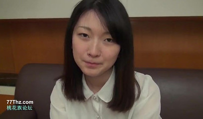 Casting with Asian teen with tight shaved pussy