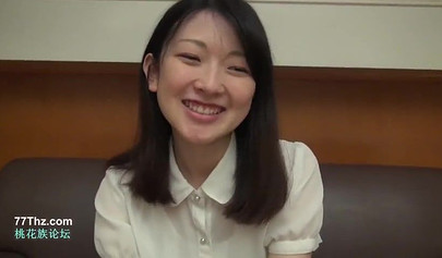 Casting with Asian teen with tight shaved pussy