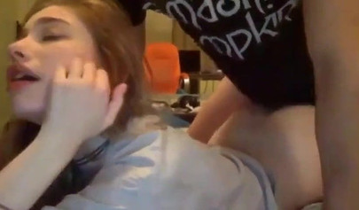 Astonishing beautiful babe sucking and fucking