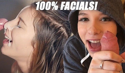 Compilation of POV facials with stunning beauties