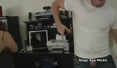 Amateur Arab slut with big tits rides cock at party