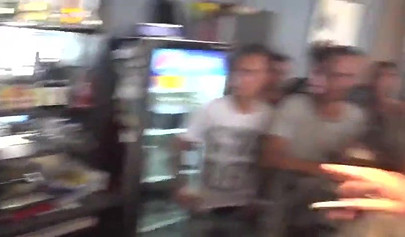 Sexy chicks get gangbanged on wild party