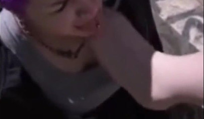 Emo slut gets humiliated in public