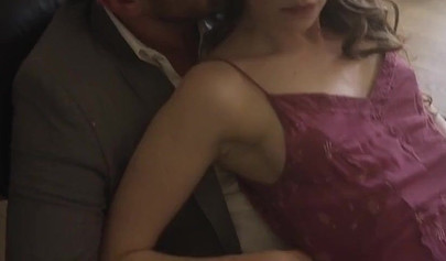 Stepdad couldn't ignore brunette babe's seduction