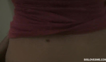 Beautiful Kimmy Granger gives blowjob to her stepbro