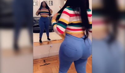 Twerk compilation with big black and white butts