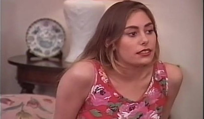 Classic anal porn with brunette babe in stockings