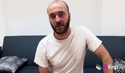 Guy fucks tattooed slut in front of camera