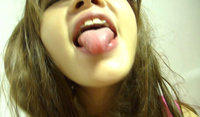 Chinese brunette slut is a horny cock sucker