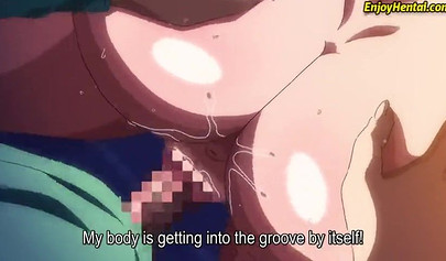 Hentai hoe with big tits gets pussy creampied