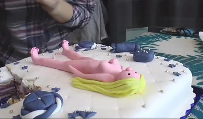 Cute teens fucking with new daddy while mom isn't home