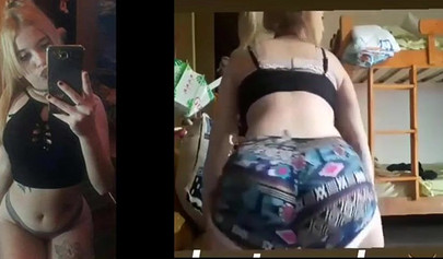 Social media teens teasing with their slutty photos