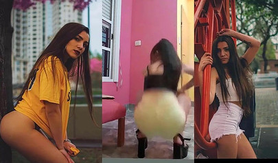 Social media teens teasing with their slutty photos