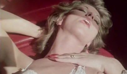 Busty vintage babe seducing hot young guys