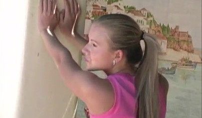 Sexy and horny lesbian teens play with fruits