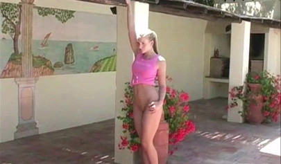 Sexy and horny lesbian teens play with fruits