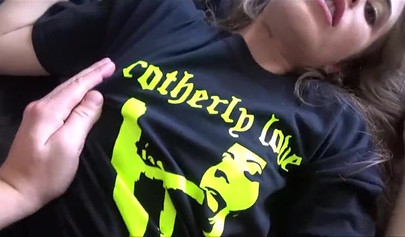 Skinny teen Kyler Quinn loves bro's big cock