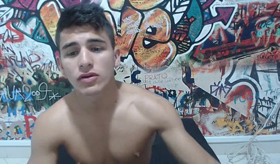 Deepthroat blowjob by horny Latina on webcam