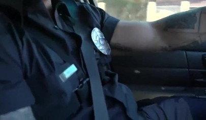 Police officer fucking two hot teenage burglars