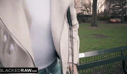 Brunette teen Emily Willis cheats on her BF with BBC