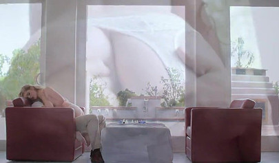 Faye Reagan seduces Bruce Venture to suck his big cock