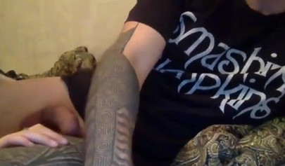 Beautiful teen didn't turned off a webcam while she fucks with her BF