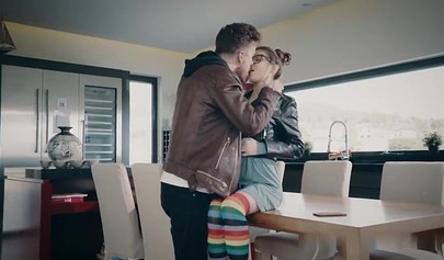 Naughty teen wants her stepbro's big cock deep in her tiny pussy