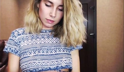 Adorable webcam model feels so horny