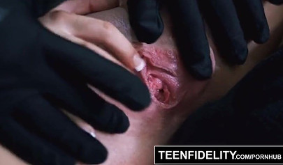 Brunette babe April Brookes loves rough fucking