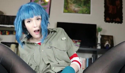 Amateur slut Ivy Aura gets creampied after POV blowjob