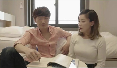 Horny Asian babe fucks her friend from college