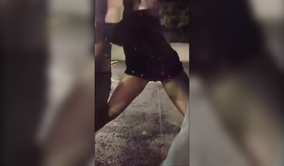 Compilation with amateur girls going wild and nude in public