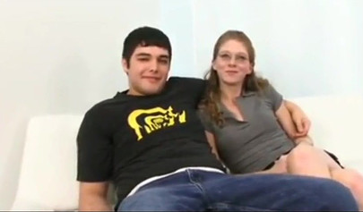 My sexy girlfriend is sucking and fucking a big black cock